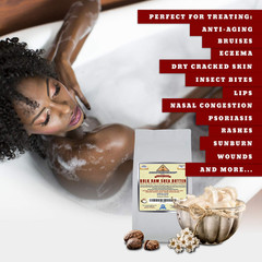 Organic Unrefined Raw AFRICAN IVORY WHITE SHEA BUTTER BLOCKS/JAR Bulk Size Grade