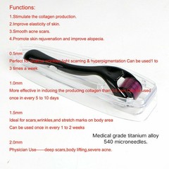 2.0mm Derma Roller Hair Regrowth Micro Needle Roller Beard Growth Anti Hair Loss