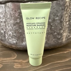GLOW RECIPE Avocado Ceramide Moisture Barrier Cleanser .67oz/20mL Travel Size
