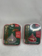 Hershey’s Kisses Lot Of 2 Lip Balms Cherry Cordial & Mint Truffle 0.28 oz