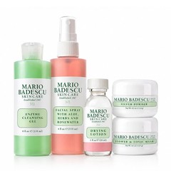 Mario Badescu Essentials 5 Piece Kit, Skincare Gift Set With Drying Lotion, R…