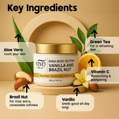 Shea Body Butter – with Hyaluronic Acid & Aloe Vera – 9.87 Oz