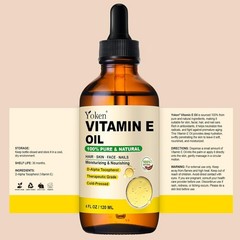 Ethically Sourced 4 Oz Vitamin E Oil – Hydrating, Cruelty-Free Formula