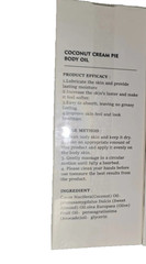 Caayou Handcrafted Body Oil Coconut Cream Pie 118 ml Hydrating Exp 9/2027