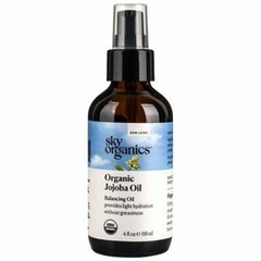 Sky Organics Organic Jojoba Oil to Balance and Hydrate Face and Body 4 fl oz