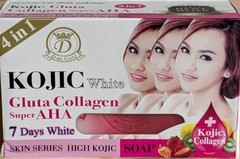 Kojic White Gluta Collagen Super Aha Soap 160g