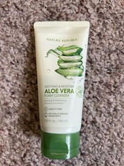 Nature Republic Soothing & Moisture Aloe Vera Cleansing Gel Foam 150ml Lot OF 2
