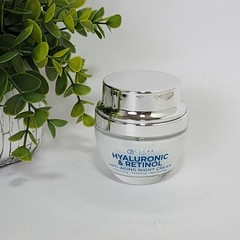 CB Clear Beauty Hyaluronic & Retinol Anti-aging Night Cream Rejuvenates 1.69 oz
