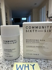 Community Sixty-Six Nourishing Rich Moisturizer 1.7oz / 50mL FULL SZ SEAL BOX