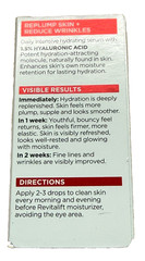 Loreal Revitalift Hyaluronic Acid Serum 1.5% Pure 0.5fl oz 15ml.