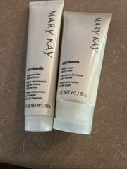 2X LOT – Mary Kay SATIN HANDS FRAGRANCE FREE HAND CREAM & Hand Softener – 3 oz