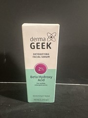 Derma Geek Detoxifying Facial Serum Beta Hydroxy Acid 2% , 1.3 FL OZ