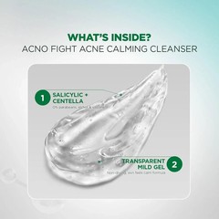 Garnier Men Acno Fight Gentle Cleanser Facewash Sensitive Male Skin 100g