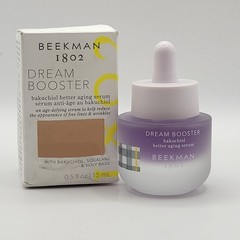 Beekman 1802 DREAM BOOSTER Bakuchiol Better Aging Serum Squalene Basil 0.5 oz