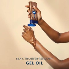 Vaseline Glazed and Glisten Golden Hour Body Gel Oil Vanilla Cocoa Shimmer 6.8oz