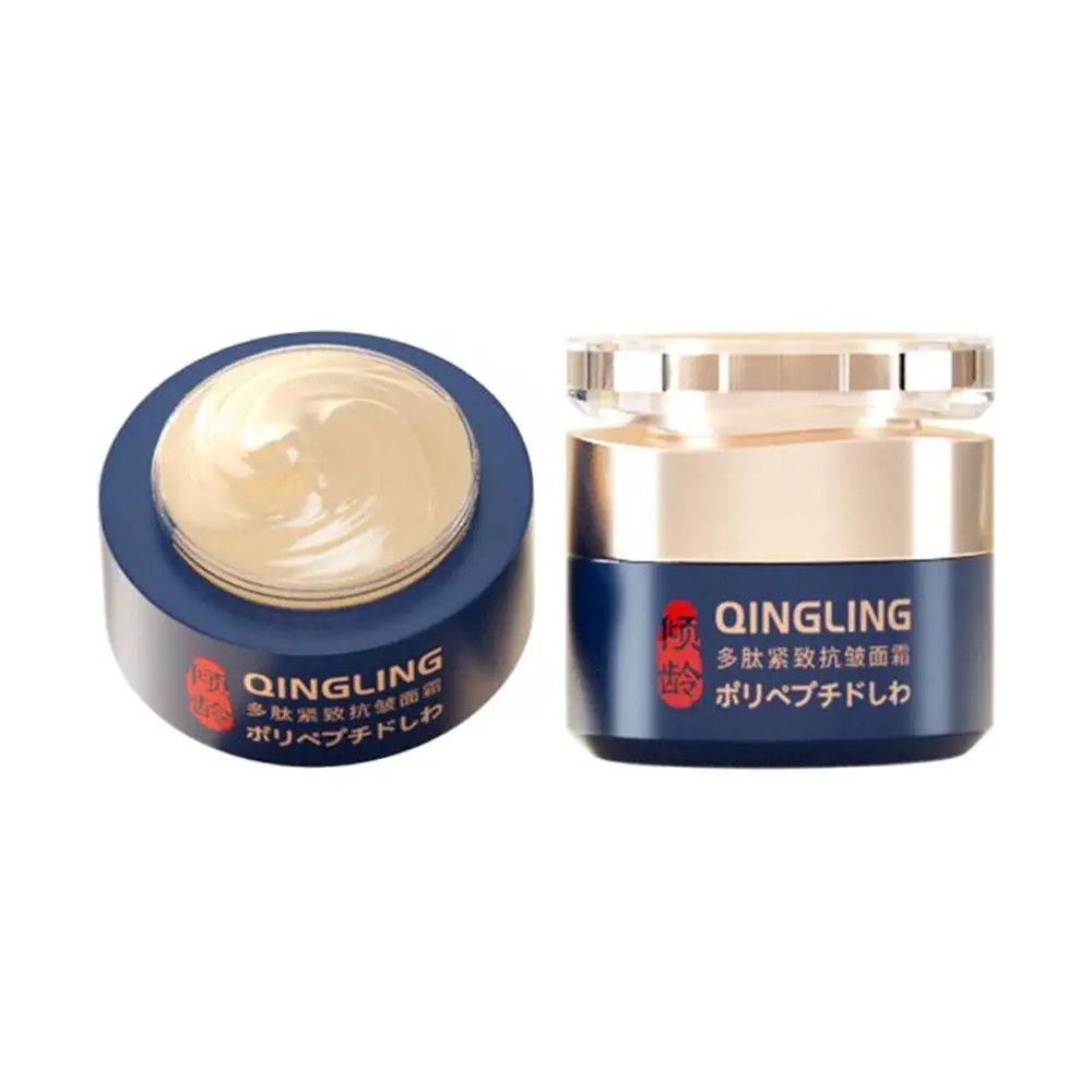 Qingling Face Cream Collagen Anti-Wrinkle Lifting Firming Moisturizer Reduces Fi