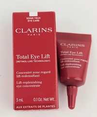 Clarins Total Eye Lift Replenishing Concentrate Cream-3 ML SAMPLE LOT of 2