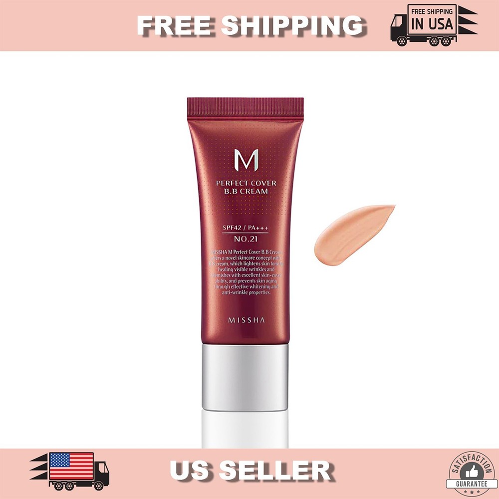 Missha Perfect Cover BB Cream SPF 42 PA+++ -MINI -20ML-FREE SHIPPING [US SELLER]