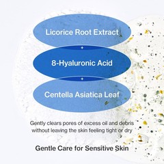 Licorice Deep Pore Facial Cleanser, for Double Cleansing, Centella Asiatica +…