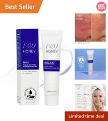 Oil-Free Hydrating Cream for Sensitive Skin – Instant Relief for Rosacea, 2.2 Oz