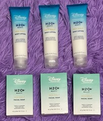 Disney H2O Sea Salt Body Lotion And Facial Soap – Retired – New – Lot Of 6