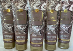 5 (FIVE) COZY VANILLA BOURBON Shea Butter 8oz CREAM Bath and & Body Works