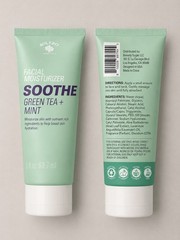 Bolero Green Tea & Mint Skincare Set, Facial Moisturizer and Face Exfoliation