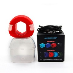 Jawline Exerciser Men Women,Silicone Jaw Exerciser Tablets,Powerful Jaw Trainer