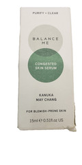 BALANCE ME Congested Skin Serum Kanuka May Chang For Blemish Prone Skin 15ml New