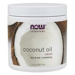 NOW Solutions, Coconut Oil, Naturally Revitializing for Skin and Hair,