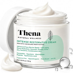 Hydrating Skin Barrier Repair Cream for Dry Sensitive Skin with Ceramides & Pept