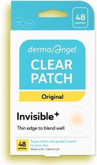 DERMA ANGEL Ultra Invisible Acne Patches 48 Count (Pack of 1), Transparent