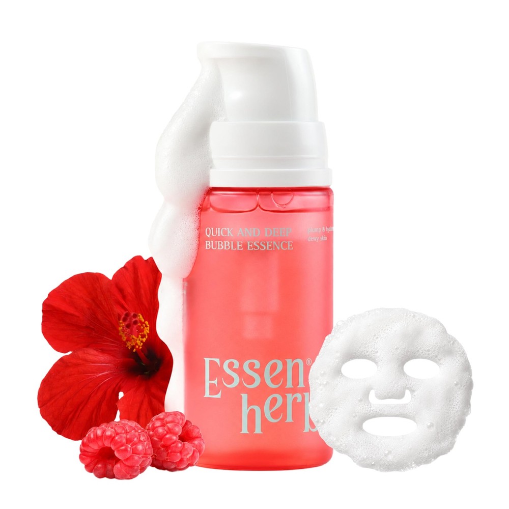 Essenherb Quick Deep Oxy-Bubble Essence Firming Glow Serum Collagen Peptide