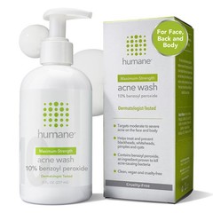 humane Benzoyl Peroxide Acne Body Wash – 10% 8 Fl Oz (Pack of 1)