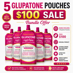 Glupatone Whitening Emulsion 50ml 5 Pouches
