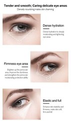 24K Gold Roll-on Puffy Eye Cream Dark Circles Puffiness Anti-Aging Fine Line