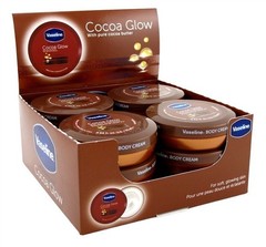 PACK OF 12 Vaseline Cocoa Glow Body Cream Intensive Care 2.53oz