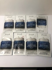 8 X FRESH Lotus Youth Preserve Dream Face Cream Travel Sample 2ml / 0.06oz/Ea