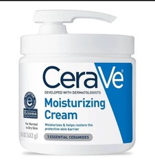 CeraVe Moisturizing cream Face & body Moisturizer With Pump 16 oz