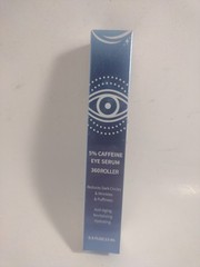 Caffeine Eye Serum Roller for Dark Circles Puffiness Wrinkles Anti Aging 5% Care