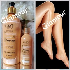 2pcs. Easy glow Natural fairness 5D serum & body milk. Spf100. AUTHENTIC 👌