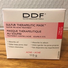 2x DDF Sulfur Therapeutic Mask Acne Blemish Treatment 113 g 4 Oz Authentic A17