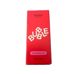 BUBBLE SKINCARE Talk Back Lip Treatment – Plumping Hydrating Serum Glossy Tint