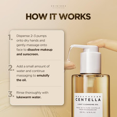 Madagascar Centella Light Cleansing Oil 6.76 FlOz 200Ml Gentle Oil Cleanser Face