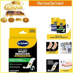 Dr. Scholl’s One Step Wart Removers 14 Pack Fast Treatment Easy Application