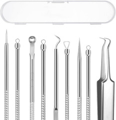 Blackhead Remover Comedone Extractor Kit 5 Pieces Stainless Steel Pimple Acne