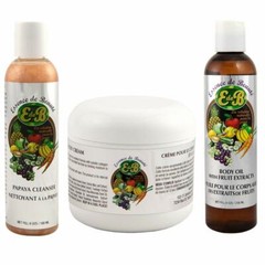 Essence de Beaute Collagen 4oz Cream, Body Oil, Cleanser Set