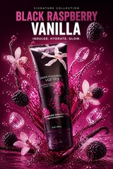 Bath & Body Works Black Raspberry Vanilla Triple Moisture Body Cream 8 Oz Lotion