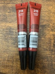 CoverGirl Melting Pout Metallics Gel Liquid Lipstick, Mayhem 215 (2 Pack)
