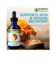Organic Calendula Oil _ Raw, Infused, Pressed Herbal Oil